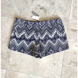 J Crew women's NWT black/cream shorts, 8